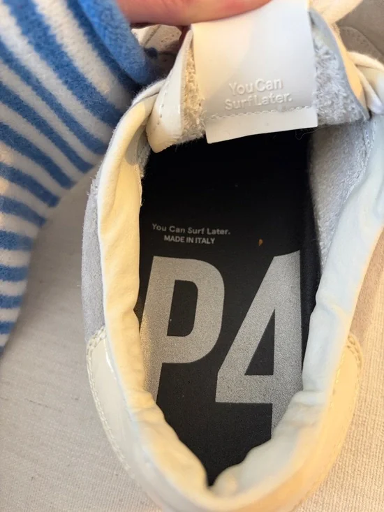 P448 Gray Suede Sneakers - Picture 3 of 6